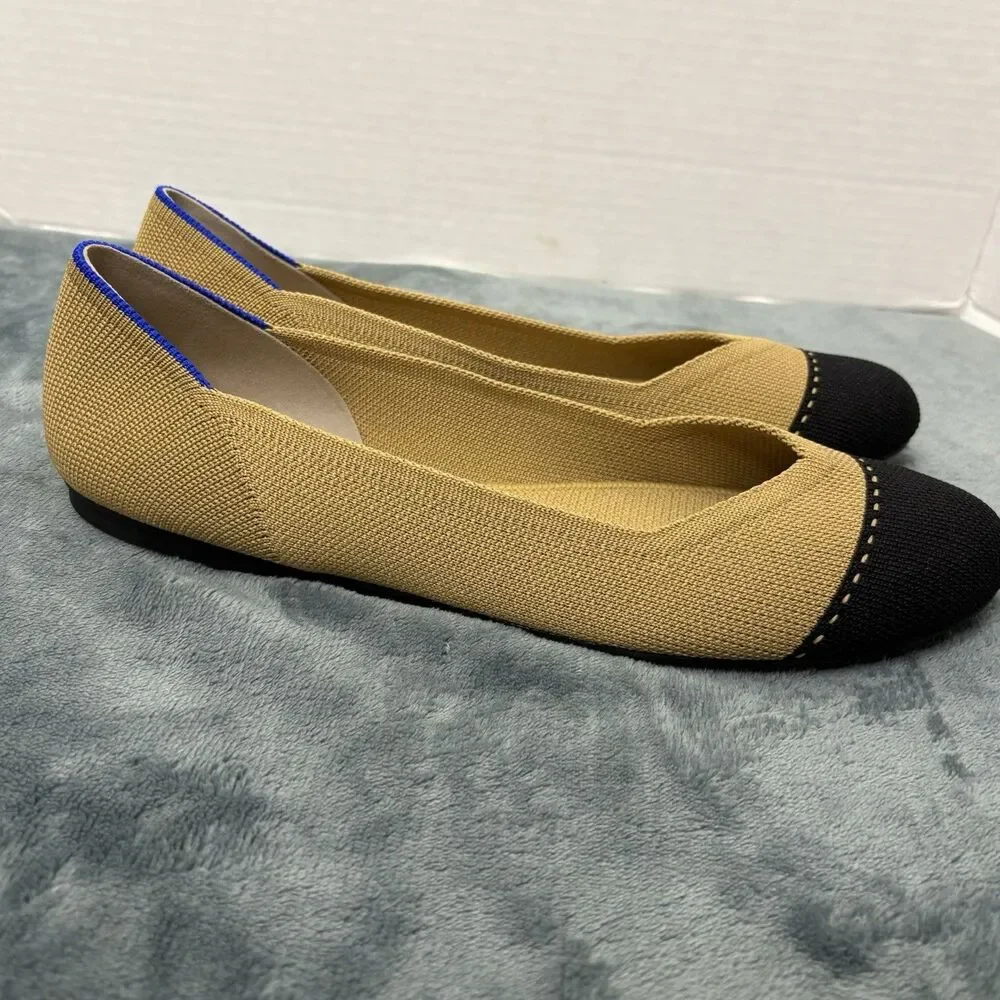 Rothy’s The Loafer Camel Captoe Women’s Size 10